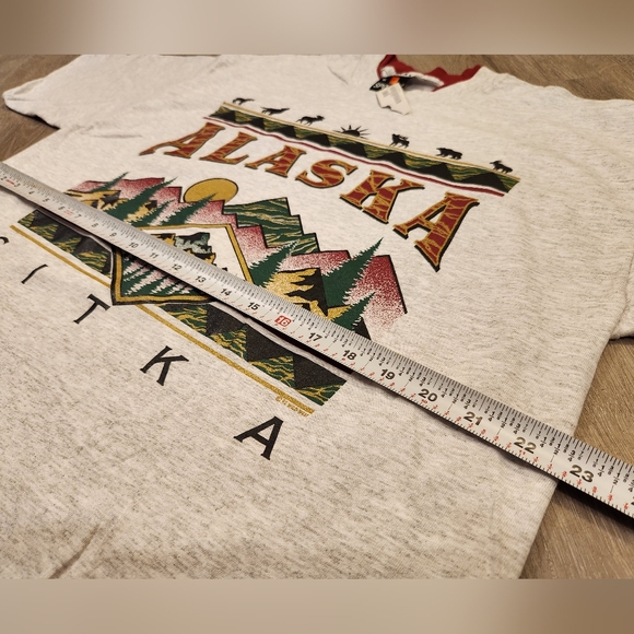 Vintage Signal Sports Sitka Alaska T Shirt Mountain Range Mens Size XL VTG 90s - Picture 10 of 10
